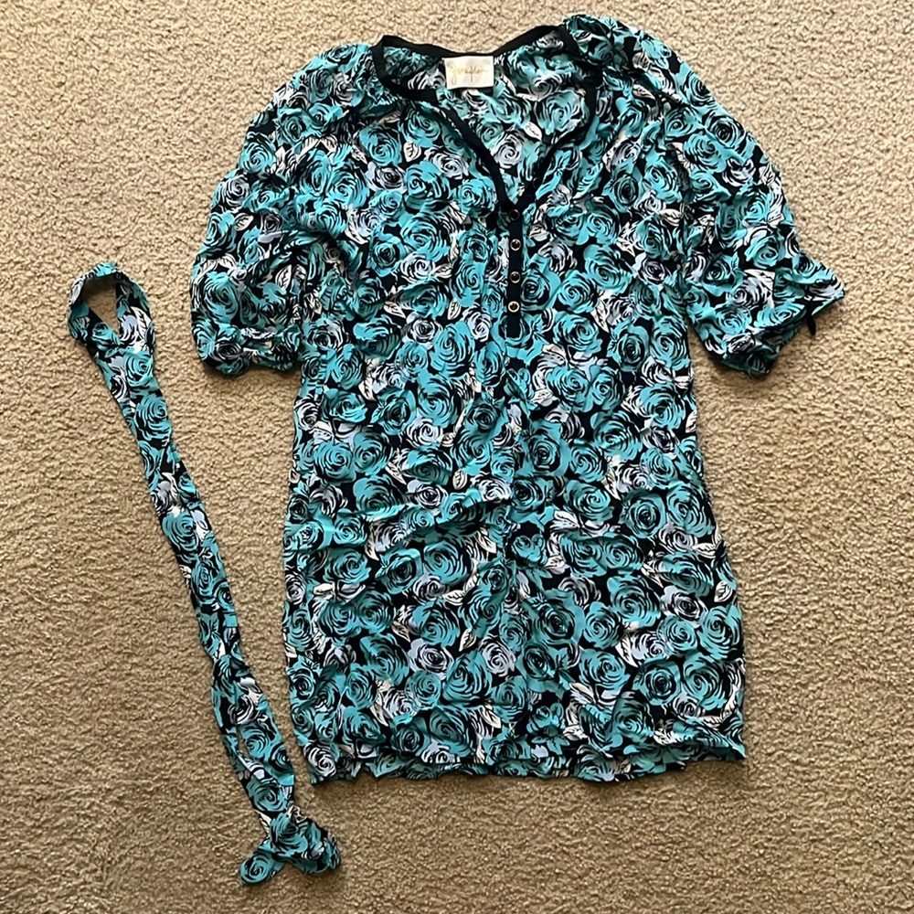 Yumi Kim Silk Dress blouse Small